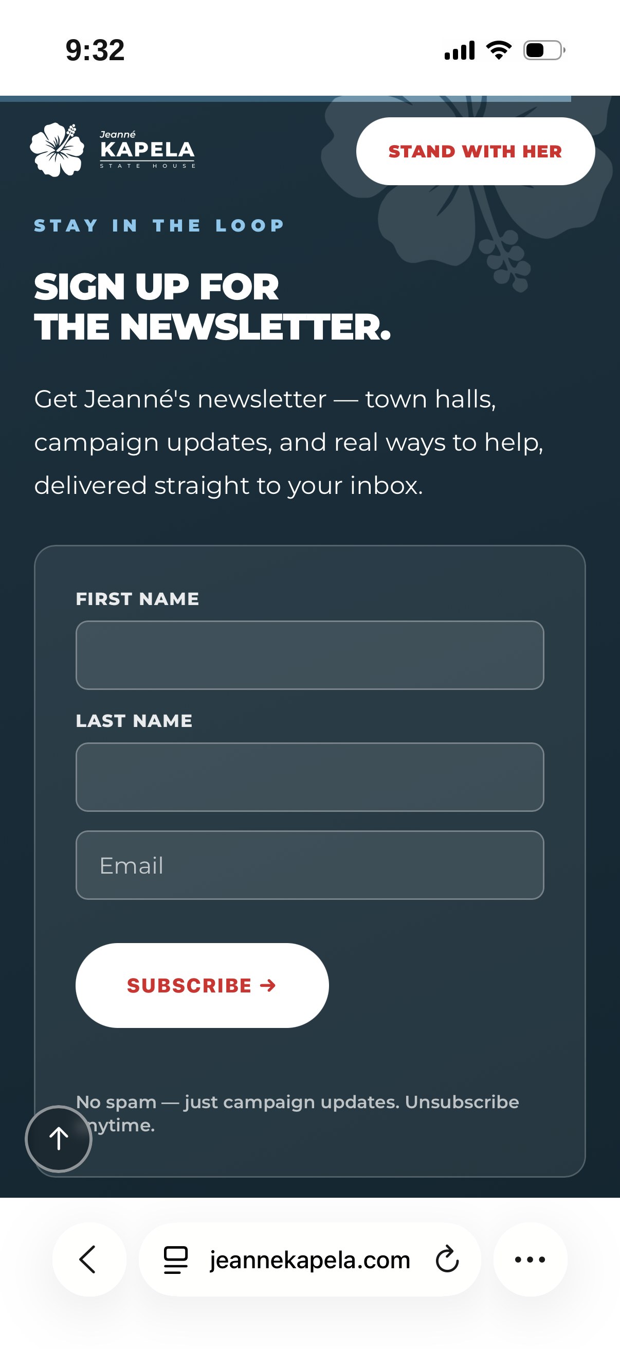 Jeanné Kapela mobile — get involved