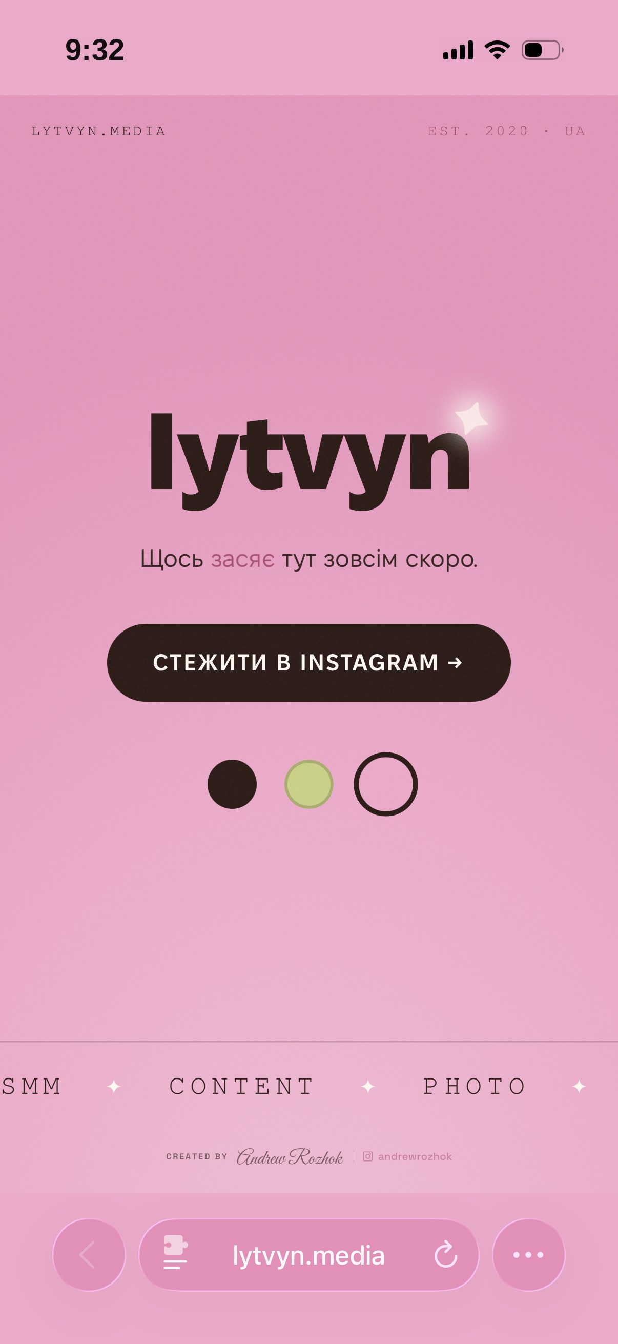 Lytvyn mobile — teaser