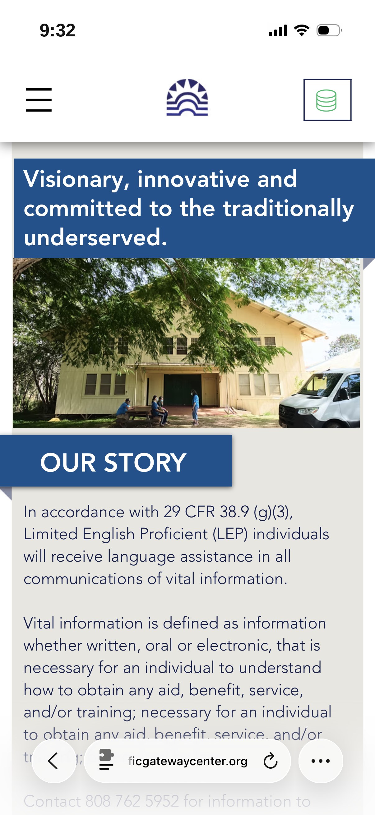 Pacific Gateway Center mobile — who we are